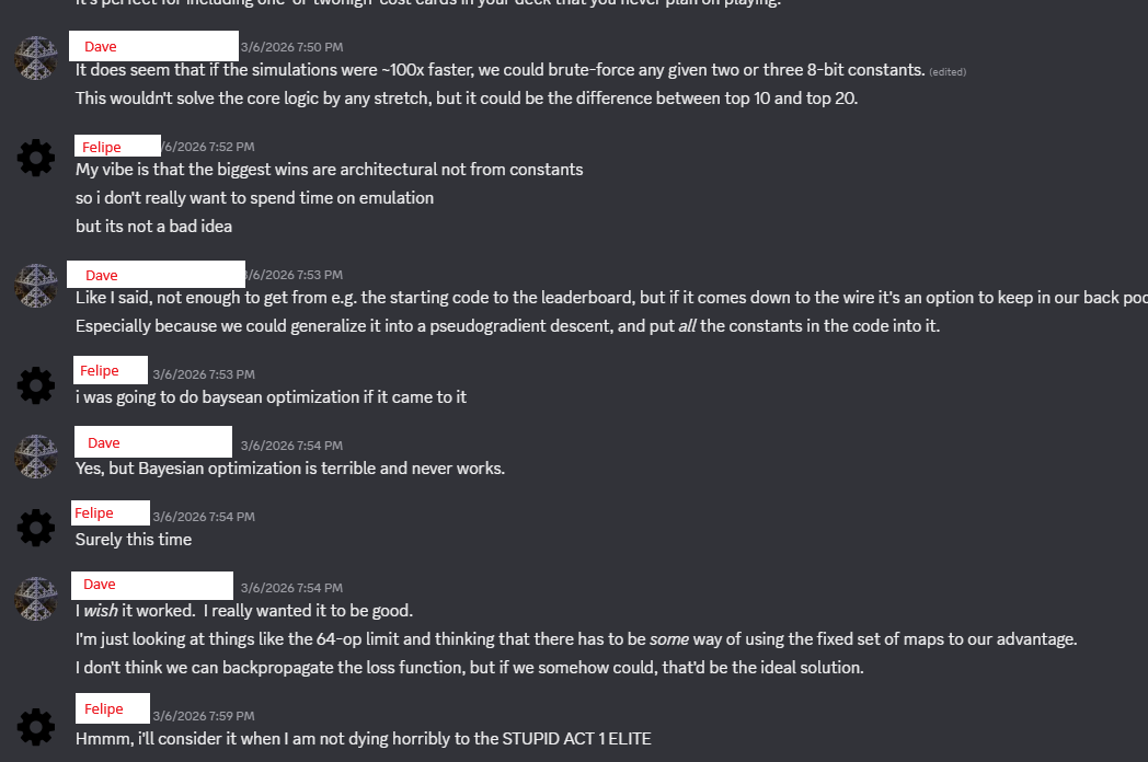 Discord conversation about strategy and Slay the Spire